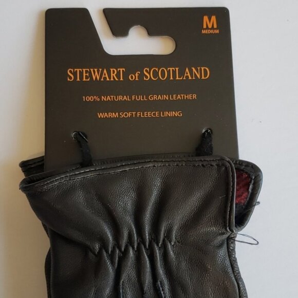 Stewart of Scotland Leather Gloves - Picture 4 of 5